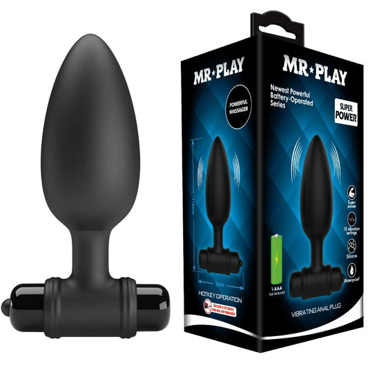 MR PLAY - PLUG ANAL SUPER POWER CON VIBRACIÓN