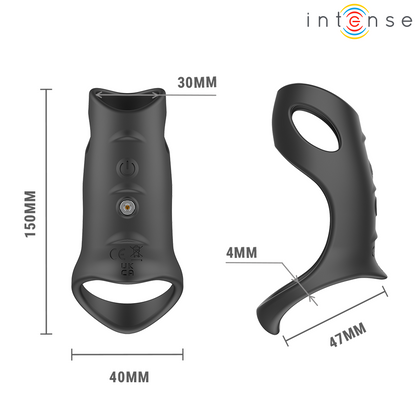 INTENSE - JEROME ANILLO VIBRADOR AJUSTABLE MODELO 12