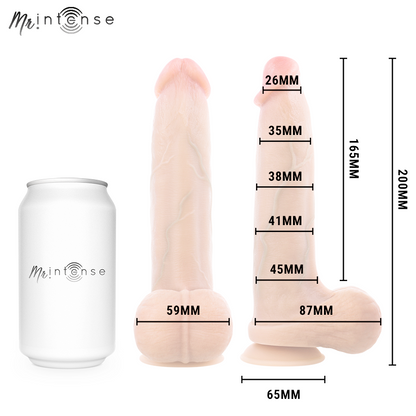 MR INTENSE - BRUCE M DILDO SILICONA 20 CM -Ø- 4.5 CM
