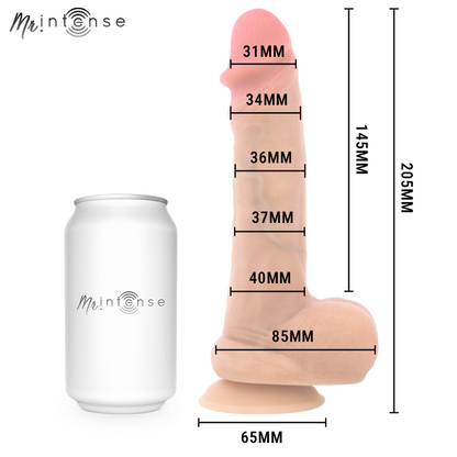 MR INTENSE - DANNY DILDO EYACULADOR SILICONA 20.5 CM -Ø- 4 CM