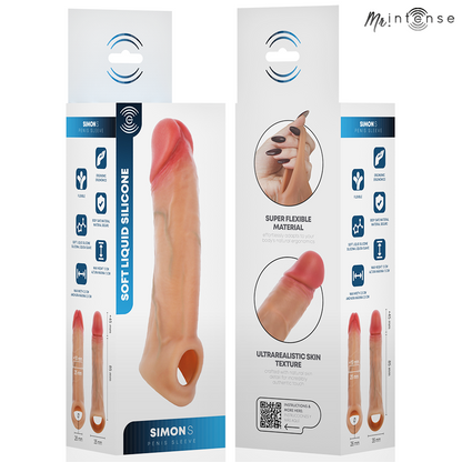 MR INTENSE - SIMON S FUNDA DE PENE SILICONA 13 CM -Ø- 4 CM