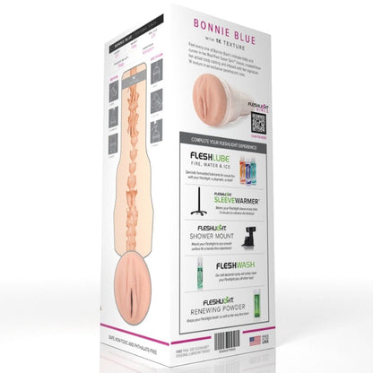FLESHLIGHT GIRLS - BONNIE BLUE CON TEXTURA 1K VAGINA
