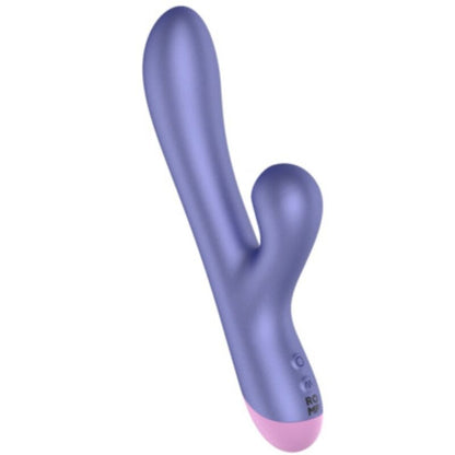 ROMP - PULSE VIBRADOR RABBIT DUAL PUNTO G AZUL ELÉCTRICO