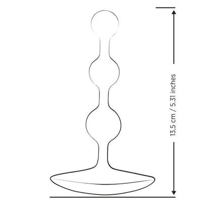 ROMP - AMP PURPLE BOLAS ANALES FLEXIBLES DE SILICONA 12,5 CM MORADO