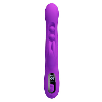 PRETTY LOVE - SABIEN VIBRADOR RABBIT CON ESTIMULACIÓN POR GOLPETEOS Y LED MORADO