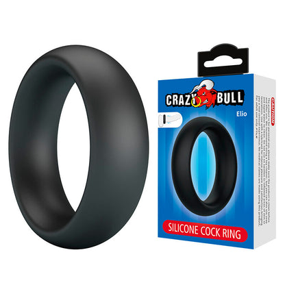CRAZY BULL - ELIO ANILLO PARA PENE SILICONA NEGRO
