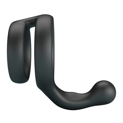 CRAZY BULL - YANCY ANILLO DOBLE PARA PENE Y TESTÍCULOS SILICONA NEGRO