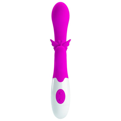 PRETTY LOVE - BUTTERFLY KISS VIBRADOR RABBIT 30 FUNCIONES MORADO