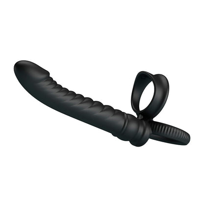 PRETTY LOVE - MERRITT VIBRADOR ANAL CON ANILLO Y VIBRACIÓN NEGRO