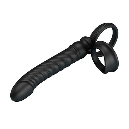 PRETTY LOVE - MERRITT VIBRADOR ANAL CON ANILLO Y VIBRACIÓN NEGRO