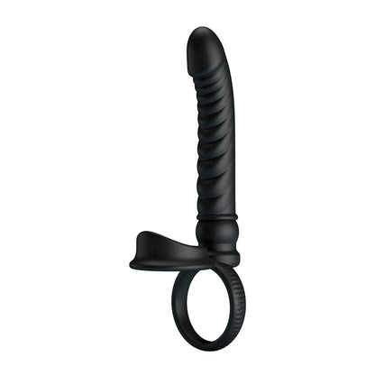 PRETTY LOVE - MERRITT VIBRADOR ANAL CON ANILLO Y VIBRACIÓN NEGRO