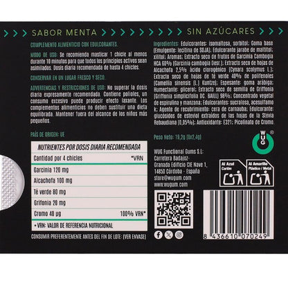 WUG Diet - Control del apetito y reducción del picoteo BLISTER 8 UDS