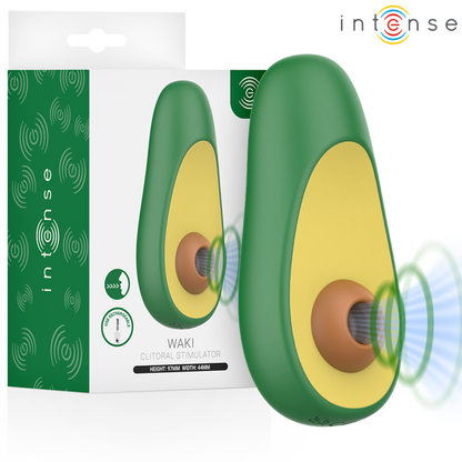 INTENSE - WAKI ESTIMULADOR SUCCIONADOR DE CLÍTORIS AGUACATE
