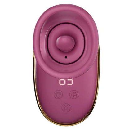 SHE.E.O - BOMBA AUTOMÁTICA ESTIMULADORA DE CLÍTORIS CON EFECTO LICKING MORADA