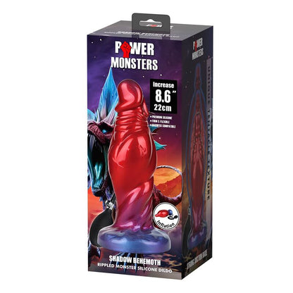 POWER MONSTERS - SHADOW BEHEMOTH DILDO HINCHABLE FANTASÍA BICOLOR 22 CM Ø 5 CM
