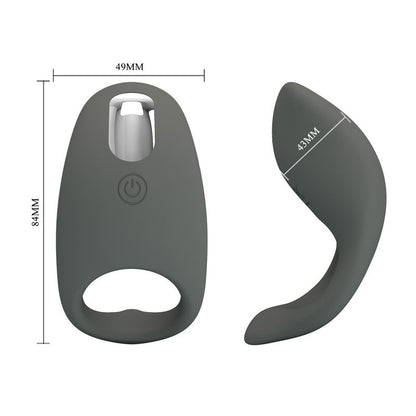 PRETTY LOVE - ANILLO VIBRADOR RECARGABLE SILICONA SUAVE