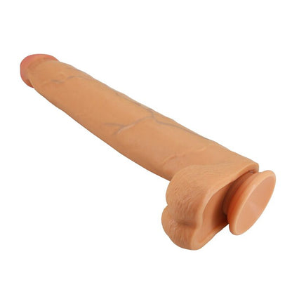 PRETTY LOVE - ANSEL DILDO REALÍSTICO 36 CM Ø 4,8 CM TPE COLOR NATURAL