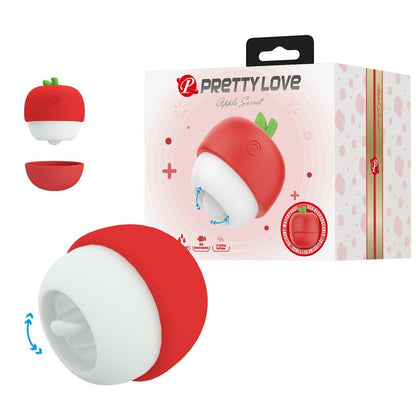 PRETTY LOVE - ESTIMULADOR CLITORAL CON EFECTO LENGUA RECARGABLE ROJO