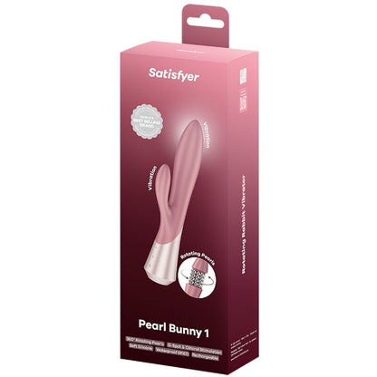 SATISFYER - PEARL BUNNY 1 VIBRADOR RABBIT CON PERLAS GIRATORIAS TERRACOTA
