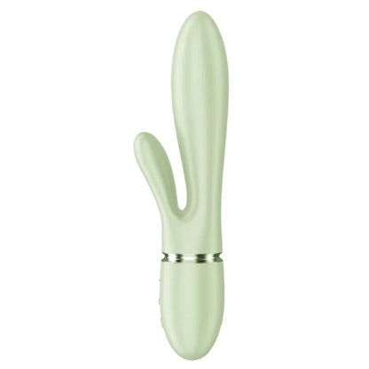SATISFYER - PEARL BUNNY 2 VIBRADOR RABBIT CON PERLAS GIRATORIAS VERDE CLARO