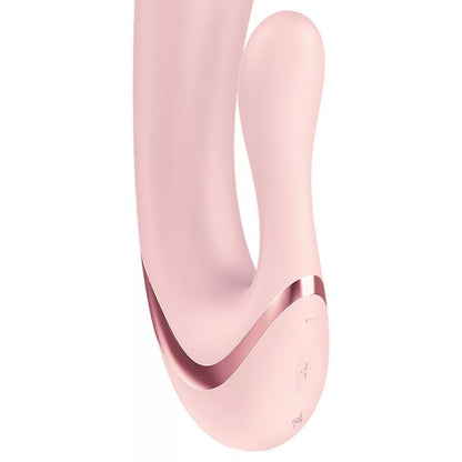SATISFYER - PEARL BUNNY 3 VIBRADOR RABBIT CON PERLAS GIRATORIAS ROSA CLARO