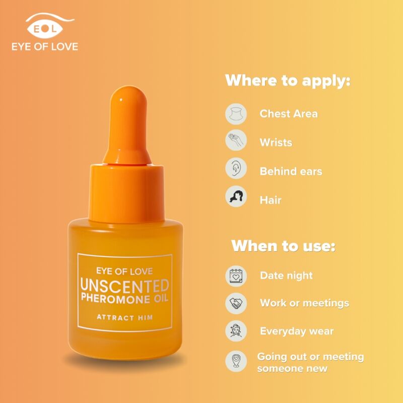 EYE OF LOVE - PARFUM OIL ADDITIVE CON FEROMONAS PARA MUJER SIN FRAGANCIA 20 ML