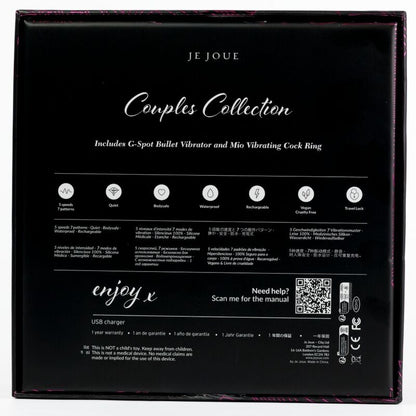 JE JOUE - COUPLES COLLECTION SET VIBRADOR PARA PAREJAS