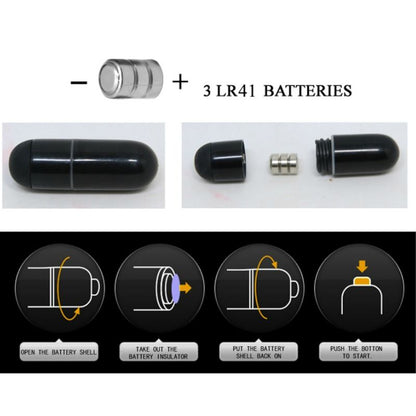 PRETTY LOVE - FLIRTATION DEDAL CON VIBRACIÓN STANFORD NEGRO