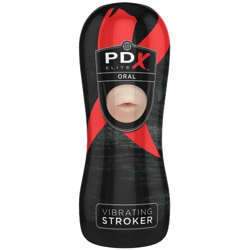 PDX ELITE - MASTURBADOR CON VIBRACIÓN BOCA