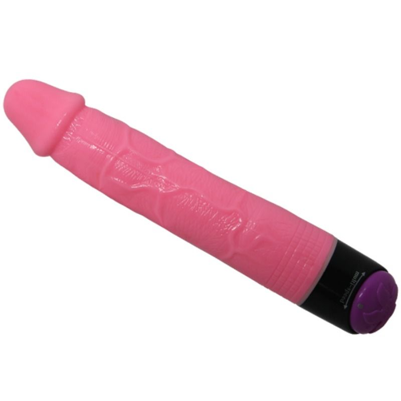 BAILE - COLORFUL SEX VIBRADOR REALÍSTICO ROSA 23 CM
