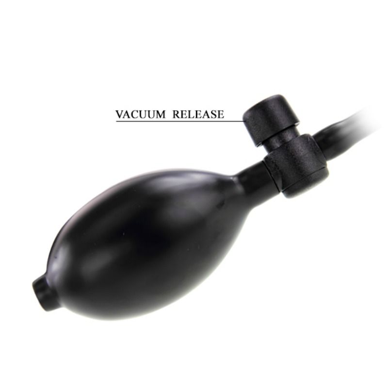BAILE - DILDO REALÍSTICO VIBRADOR E INFLABLE 18.8 CM