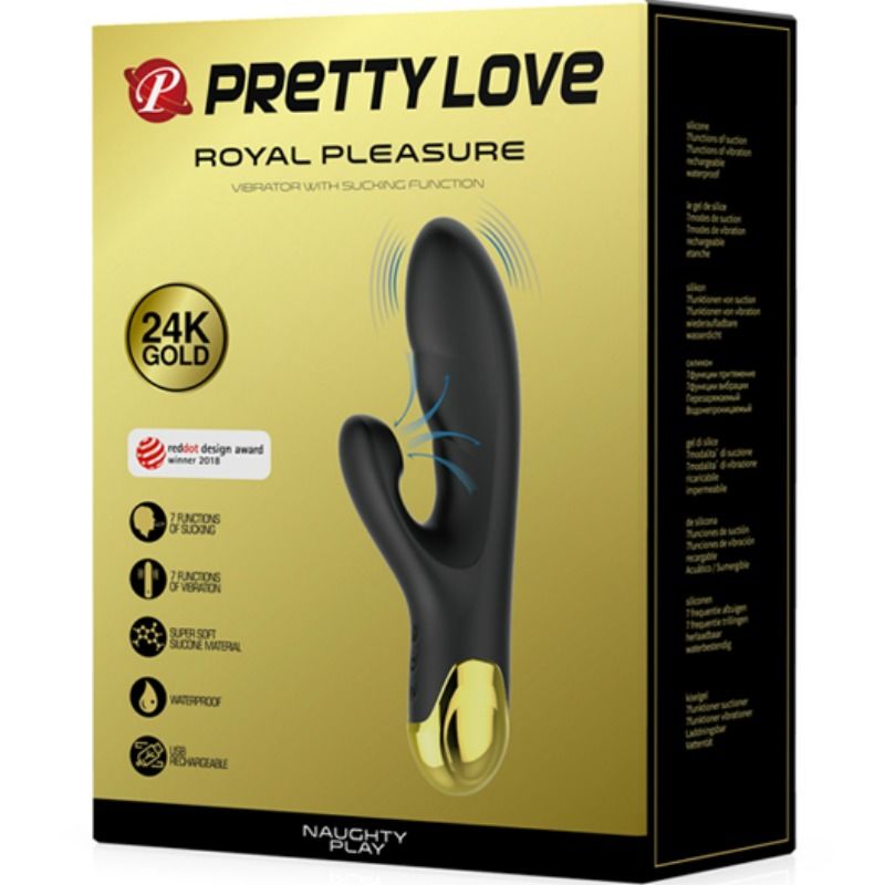PRETTY LOVE - SMART NAUGHTY PLAY VIBRACIÓN Y SUCCIONADOR