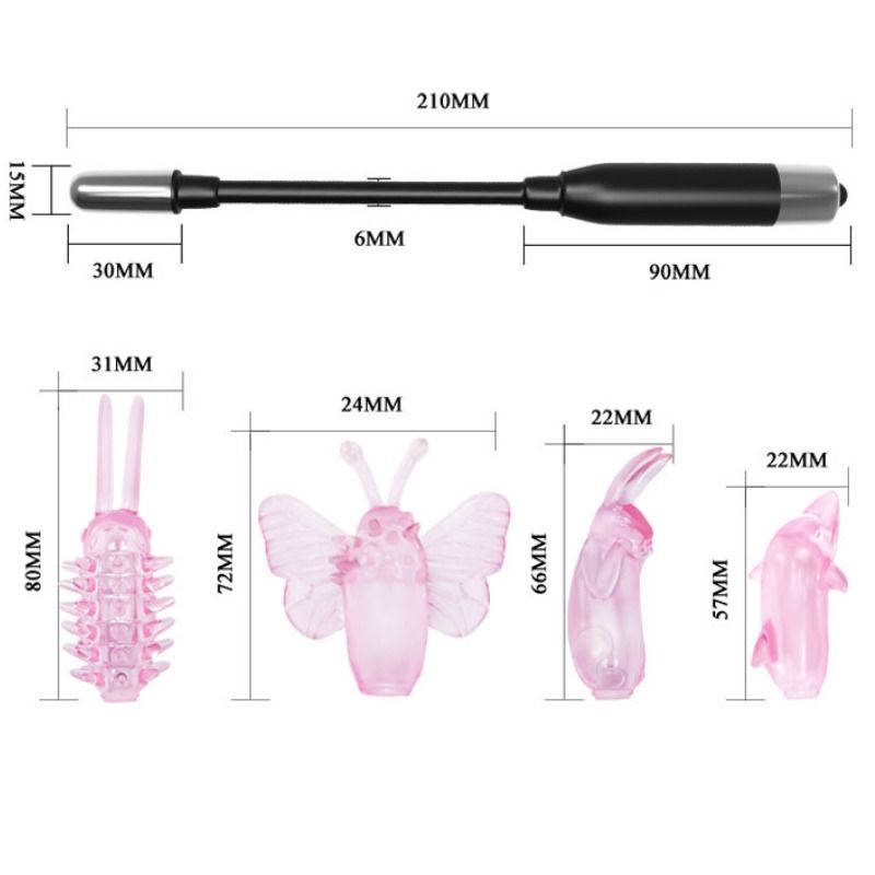 BAILE - WIZARD MAGIC WAND ESTIMULADOR CON VIBRACIÓN