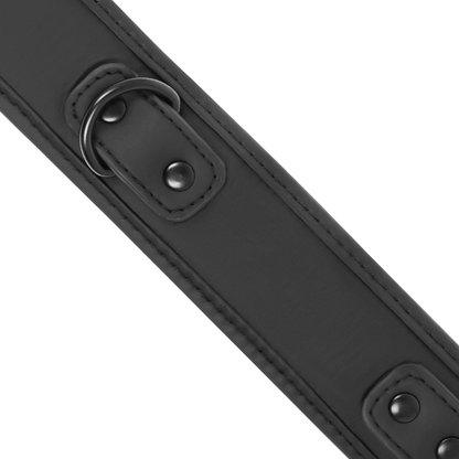 FETISH SUBMISSIVE - COLLAR CON CADENA CON FORRO DE NEOPRENO